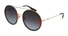 Gucci GG 0061 003 GG0061S Round Sunglasses Multicolor Grey Gradient 56mm New