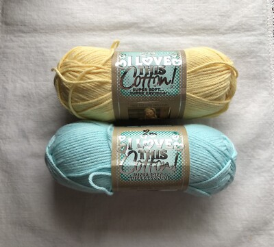 I Love This Cotton! Yarn 3.5 oz 180 yards 100% cotton - Choose