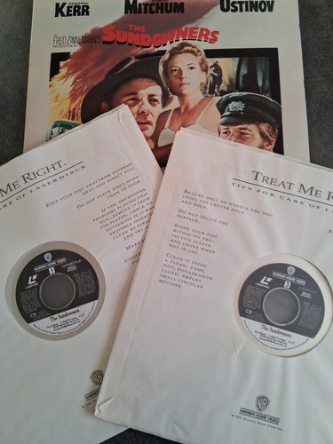 Laserdisc THE SUNDOWNERS 2 disques ( états-unis ) Robert MITCHUM - Afbeelding 4 van 5
