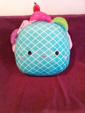 KELLYTOY Original Squishmallows 11" Bertie The Blue Ice Cream Taco