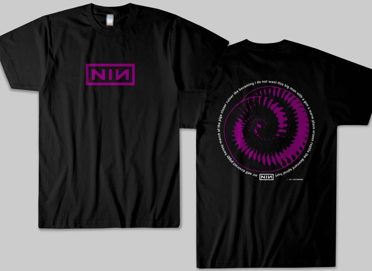 Nine Inch Nails NIN Downward Spiral Band 90's Rare T Shirt