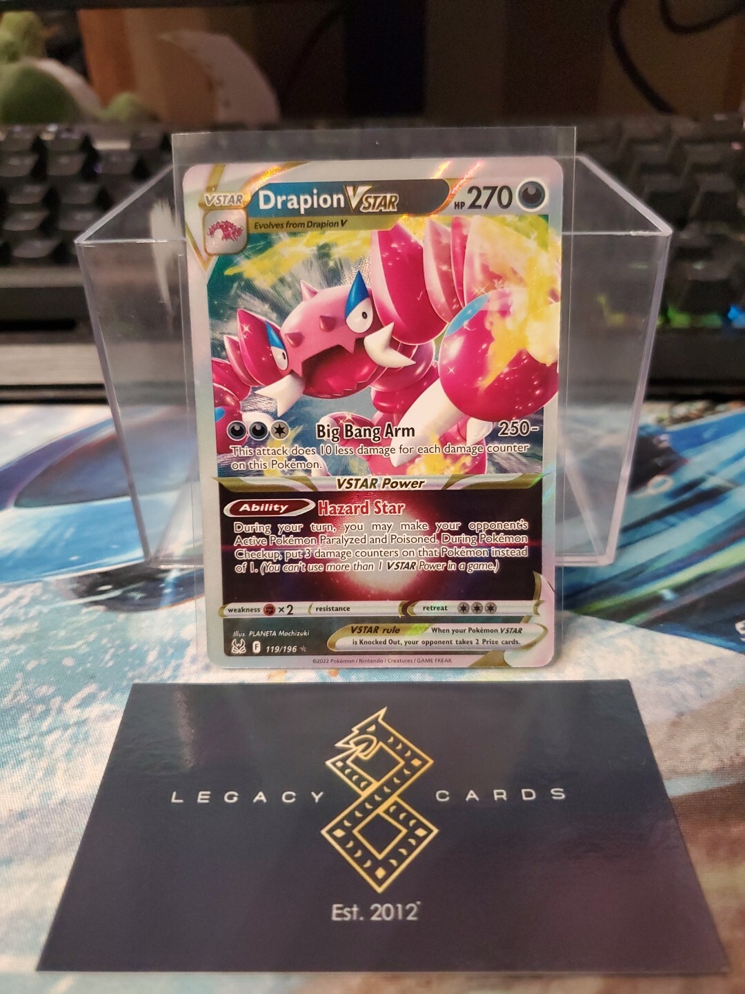 Drapion VSTAR 119/196 - SWSH: Lost Origin Ultra Rare - Pokémon TCG (NM)