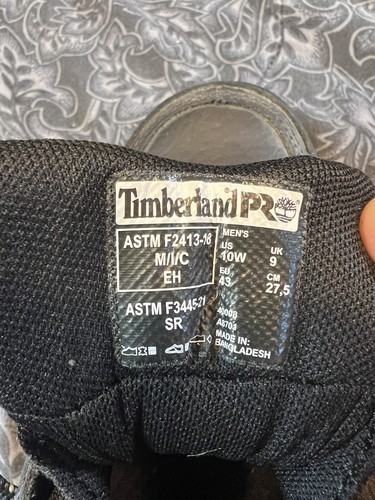 Timberland Pro Men's Low-Cut Mudsill Steel Toe Work Boots 61009-100101 Mens 10W - Picture 6 of 6