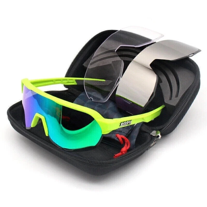 3 Linse100,% S2 Radbrille UV400 MTB Polarisierte Fahrradbrille TR90 Sportbrille - Bild 3 von 3