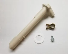 New Ice Maker Fill Tube, Foam Gasket, Clamp and Screw Set