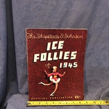 Ice Follies Of 1945 Souvenir Program Shipstads Johnson