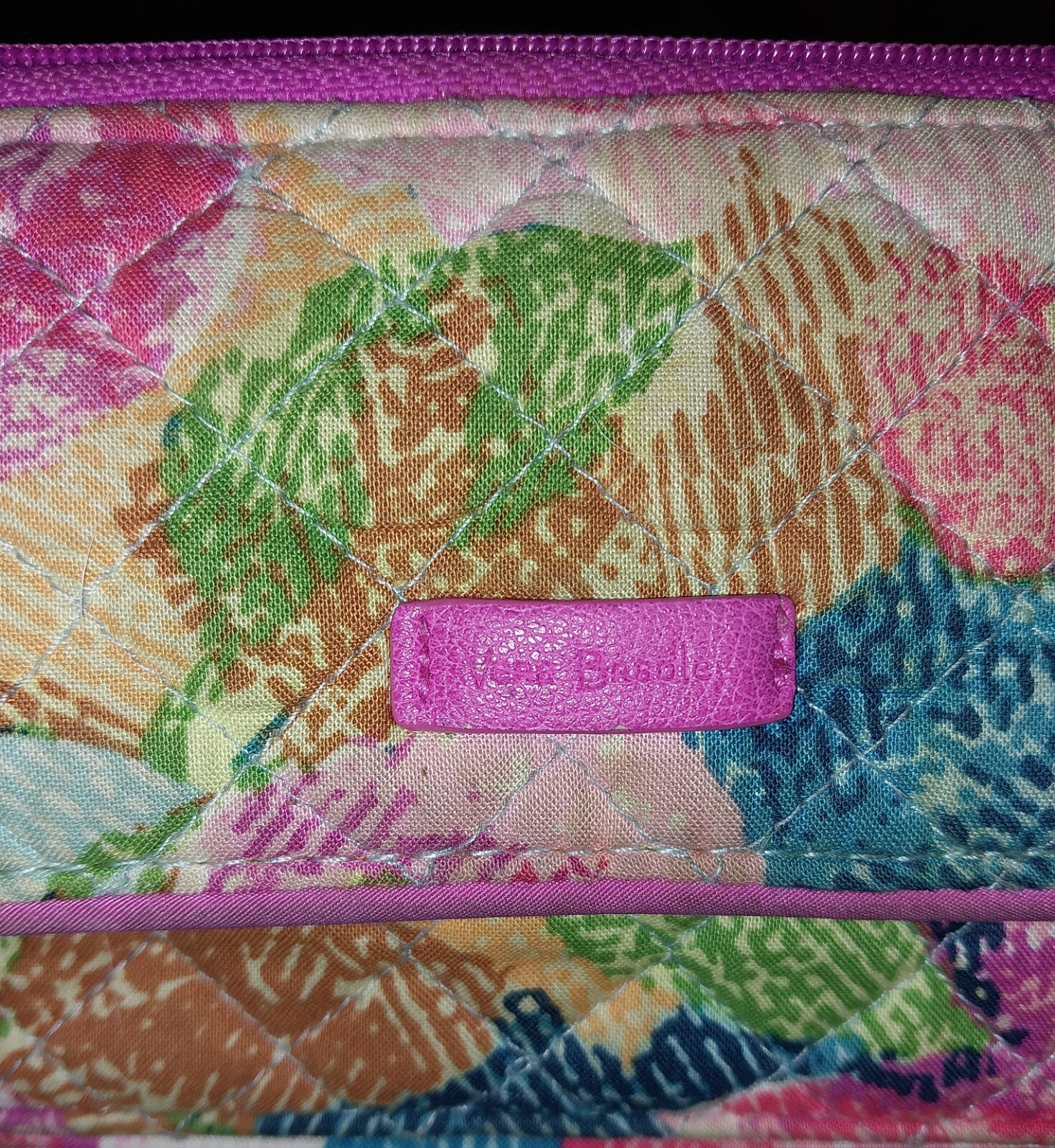 Vera Bradley RFID Grab & Go Wristlet Zip Wallet Clutch Purse in