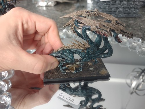 Warhammer Fantasy AOS Dark Elves War Hydra METAL OOP WELL PAINTED OCT22 - Picture 7 of 12