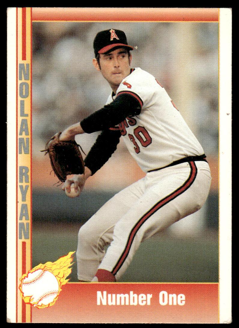 1993 Pacific Texas Express 130 Number One Angels Baseball Card