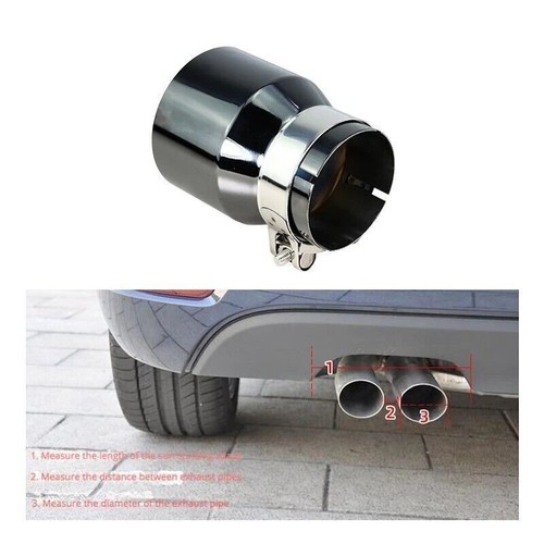 4 piezas puntas de escape silenciador coche para BMW M2 F87 M3 F80 M4 F82 entrada 2,75 pulgadas 70 mm - Imagen 12 de 24