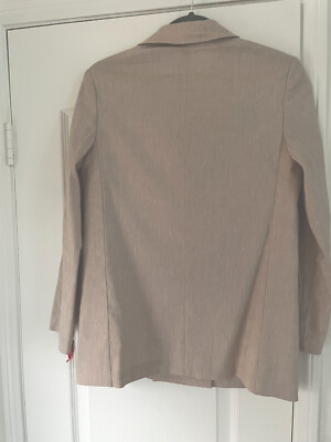 ジャケット・アウター theory 21SS PINSTRIPE LINEN PIAZZA JKT theory piazza jacket Caliver Mel 2 Wheat Melange linen blend
