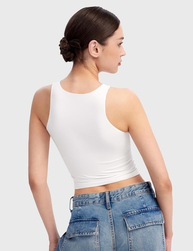 Women's High Neck Tank Top Sleeveless Classic Crop Tops for Women - 第 38/76 張圖片