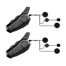 Motorcycle Bluetooth Headset Wireless Helmet Intercom Headphone with CVC Nois...