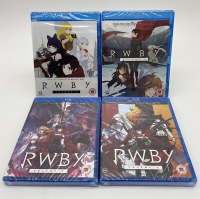 RWBY: Volume 2 / 3 / 4 / 5 (Blu-ray) Anime Series Ruby Rose