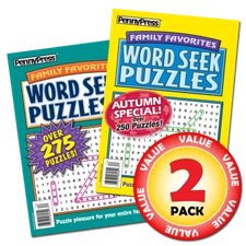 Penny Dell Family Favorites Word Seek Puzzles 2-Pack