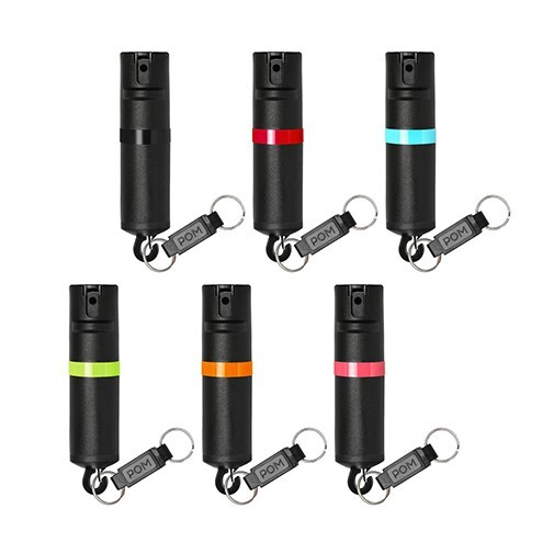 POM Pepper Spray Flip Top Snap Hook - Maximum Strength OC