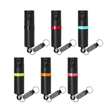 POM Pepper Spray Flip Top Snap Hook - Maximum Strength OC Spray (Up to 12 Ft.)