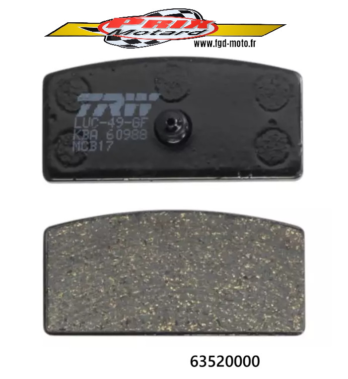 Plaquettes de frein avant TRW Lucas pour moto BMW R100 S de 1976 à 1980