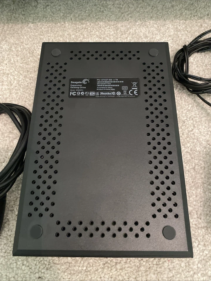 Seagate Expansion Portable Desktop External Hard Drive SRD00F2 USB 3 3TB - Image 3 of 4