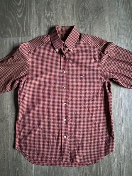 Women Etro Shirt Red Cotton 42