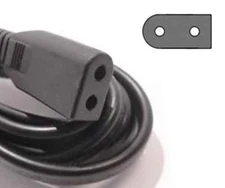 AC Power Cord Solid 2 Prong For Sony And More Electronics Accessories Electronic