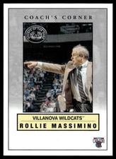 2001-02 Fleer Greats of the Game Coach's Corner Rollie Massimino Villanova