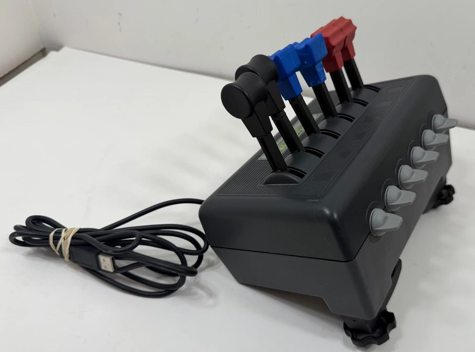 CH Throttle Quadrant Flight Simulator 6 Arm USB Connection 300-133 - Image 3 of 4