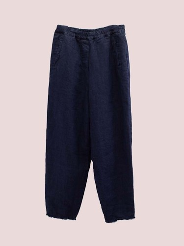 Hannoh Wessel Linen Peregrina Pants in Ink Size 40 / 12-14 BNWT £271 - Picture 7 of 16