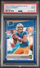 2020 Donruss Optic Justin Herbert Rated Rookie Purple 48/50 Psa 9