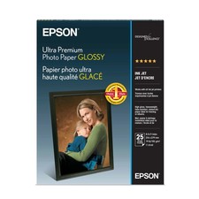 Epson Ultra Premium Photo Paper Glossy, Letter, 8.5 x 11, 25 Sheets S042182,