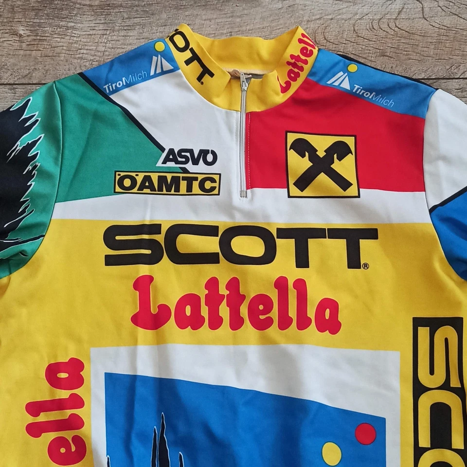 Camiseta de Colección Scott Lattella Ciclismo Bicicleta Suiza Talla XXL Foto 4 de 4