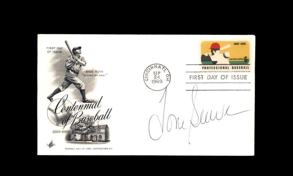 Tom Seaver PSA DNA Signed 1969 First Day Cover Cache FDC Autograph