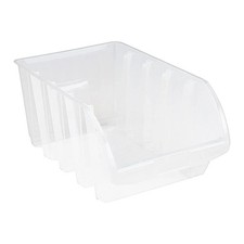 Large Clear Stacking Bin 9-Piece Set