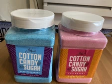 The Candery Cotton Candy Floss Sugar (2-Pack) Includes | Raspberry Blue and S...