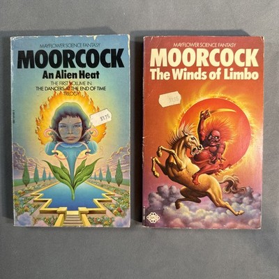Michael Moorcock - An Alien Heat, Winds of Limbo Mayflower Vintage UK Paperbacks