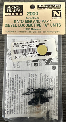 Micro-Trains N Scale #2000 for KATO E8/9 and PA-1 (1998 Release) A Units NIP!
