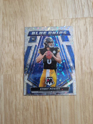 2022 Mosaic KENNY PICKETT Blue Chips Silver Disco #BC-1 Rookie No Huddle Browns