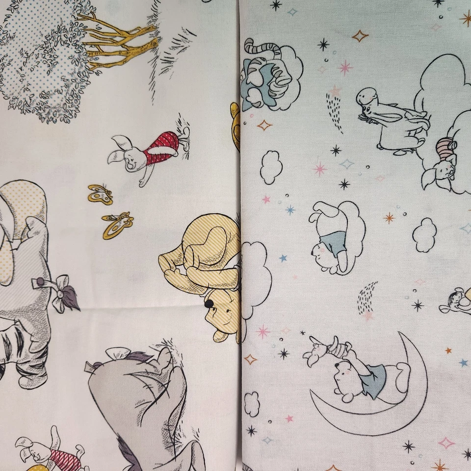Winnie the Pooh Cotton Fabrics Springs Creative One Yard Each - Image 2 of 4