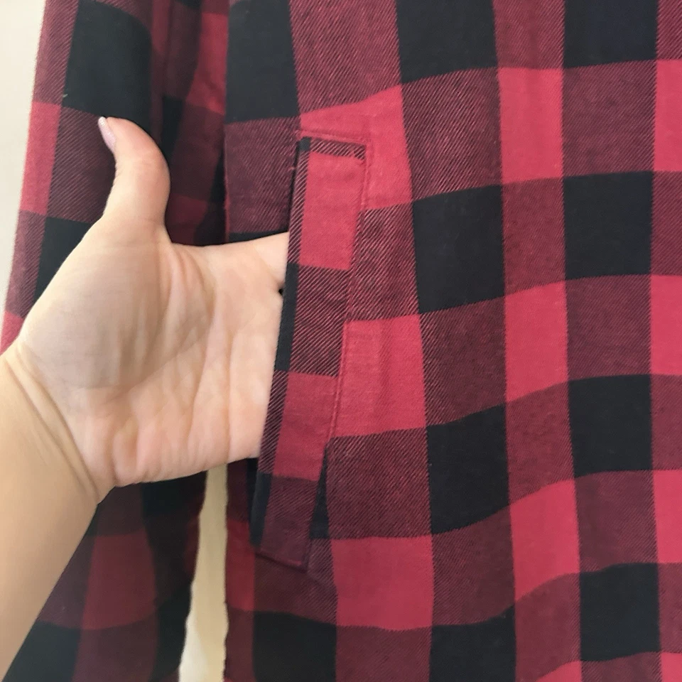 Tailor Vintage Mens Jacket Large Plaid Warm Thick Pockets Sherpa Lined Heritage - Image 4 of 4