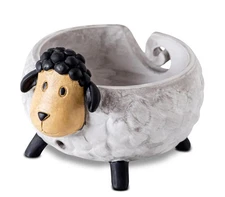 Sheep Yarn Bowls for Crocheting Resin Crochet Bowl Large Yarn Bowl for Knitti...
