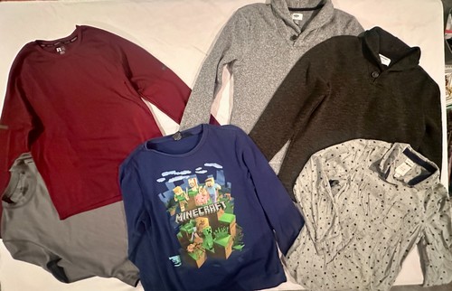 Large Lot of Boys cloths size 14-16/XL Shirts, pajamas, sweaters, shorts, etc... - Picture 3 of 5