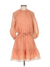 Minkpink Women Orange Casual Dress XS