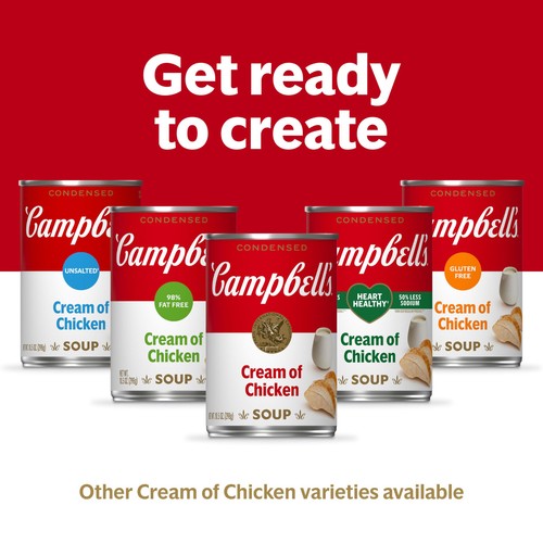 Campbell's Kondenscreme Hühnersuppe 10,5 oz Packung mit 1 Dosensuppe - Bild 7 von 7