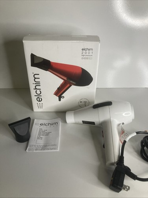 #ad #ad Elchim Classic 2001 Professional High Pressure Hair Dryer White $49.99