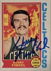 1974-75 TOPPS Henry Finkel Auto Card #118 Boston Celtics Vintage Signed NBA