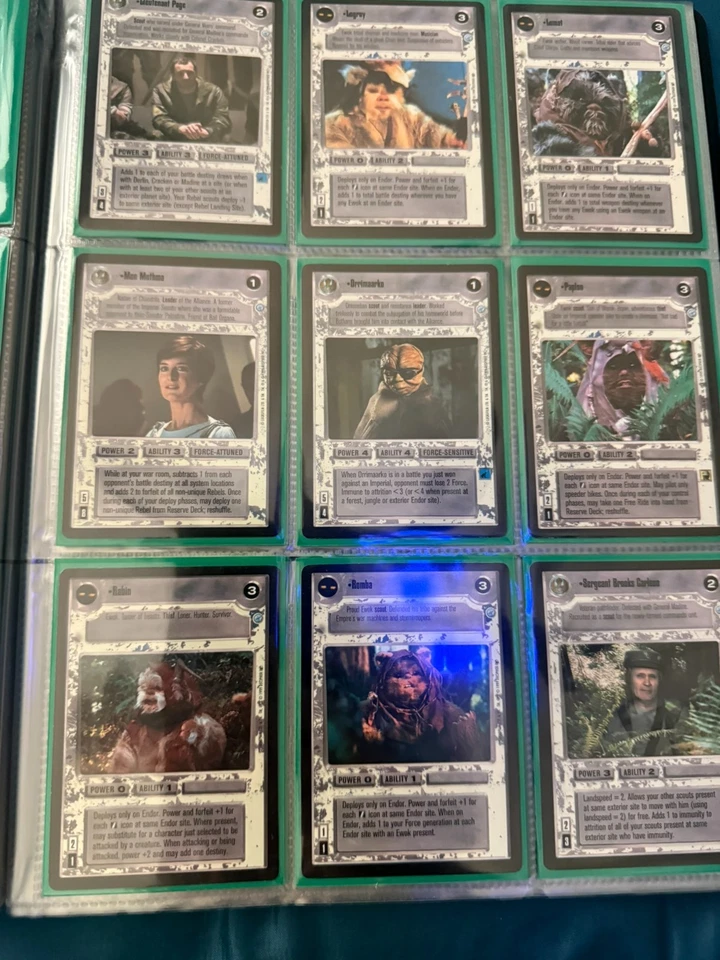 Complete Endor Set w/ All Foils [M/NM] Star Wars CCG - Image 4 of 4