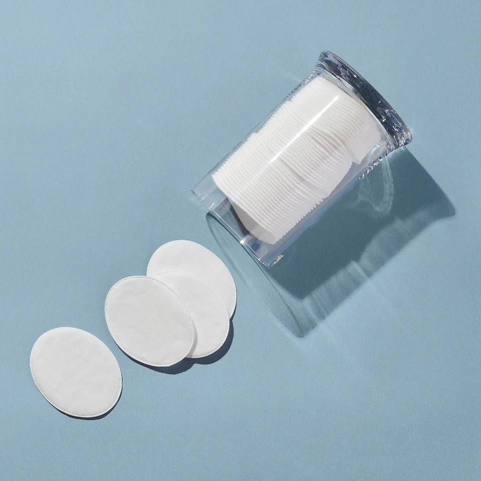 3 PAQUETES Diane Multicapa 3.5" x 2.75" Algodón Ovalos, 100% Algodón Puro, 300 Unidades Foto 3 de 4