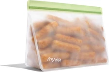 (re) zip Stand-Up Half Gallon Reusable Food Storage Bag | Stand-Up, Sage