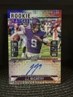 2024 Contenders Optic JJ McCarthy Red White Blue Mojo On Card Auto 13/13 Bookend