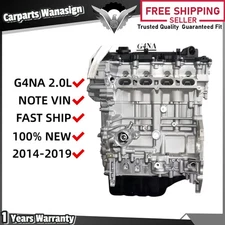 Long Cylinder Block Assembly For Hyundai Creta Elantra Kia Soul G4NA 2.0L 14-19